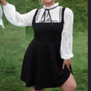 Vintage/Wednesday style Black Dress